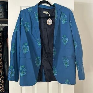 Embroidered blazer